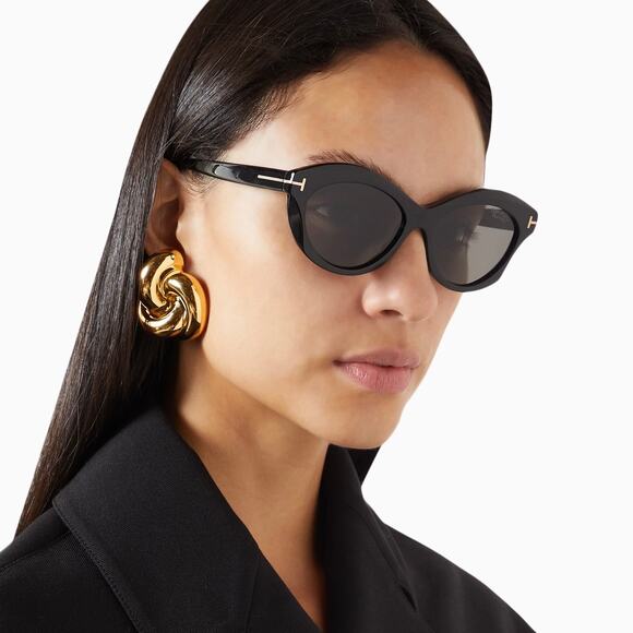 New, TOM FORD Toni Sunglasses TF1111 01C Authentic - Picture 13 of 14